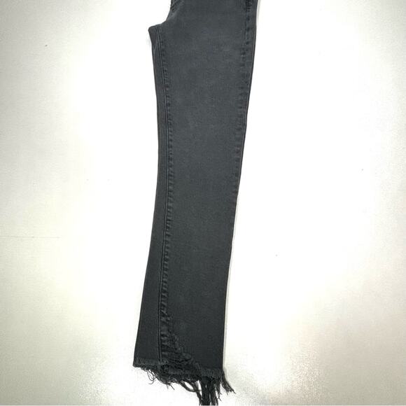 Agolde Toni Faded Black Distressed Mid Rise Skinny Jeans 25 - Picture 14 of 14